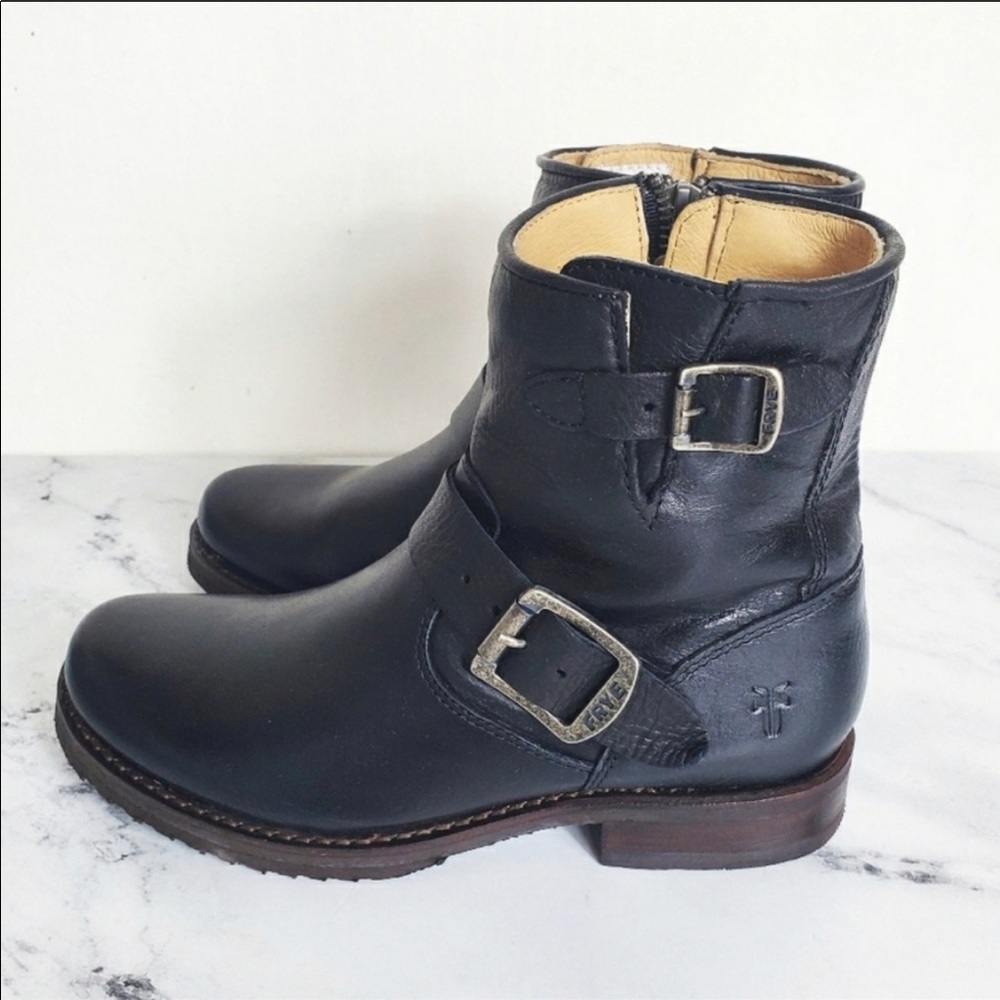 FRYE Veronica buckle booties